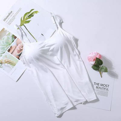 Chaleco Modal Ajustable para Mujer - Top Tubo Interior sin Sostén - Image 7
