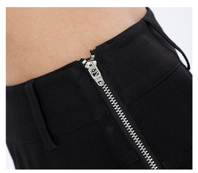 Pantalones Sueltos Negros Casuales para Mujer - Corte Recto - Image 30