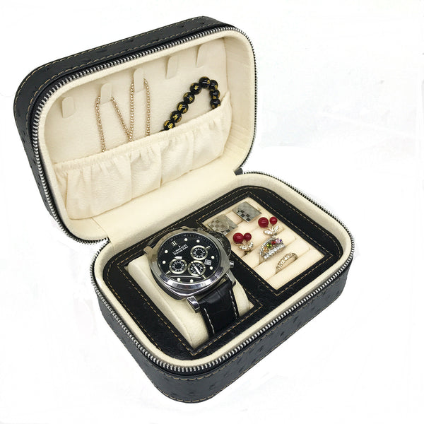 Estuche para Reloj de Cuero - Organizador Dual - Image 3