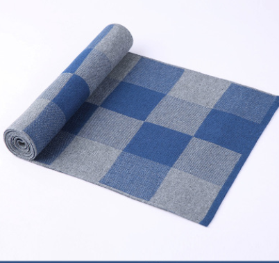 Bufanda de Lana Cuadros para Hombre - Invierno Cálido y Elegante - Image 14