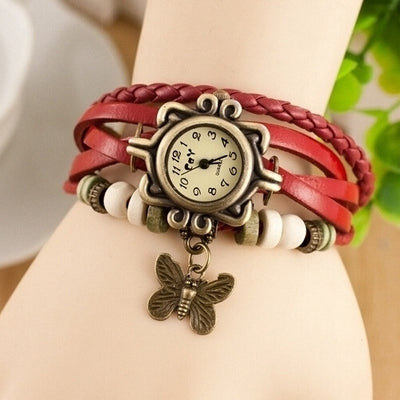 Reloj de Pulsera Enrollable en Cuero Genuino - Image 7