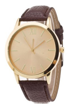 Reloj de Cuarzo Elegante para Pareja con Cinturón de Negocios - Image 3