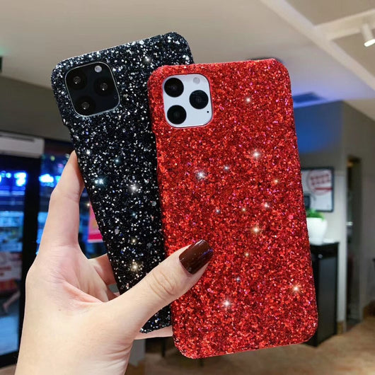 Funda iPhone X con Lentejuelas Brillantes Compatible - Image 4