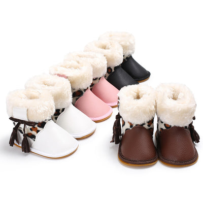 Zapatos de Bebé con Suela Antideslizante y Estampado Leopardo - Image 4