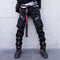 Pantalones de Trabajo Casual Hip Hop Four Seasons con Bolsillos y Cierre Velcro - Corte Holgado Coreano para Hombre