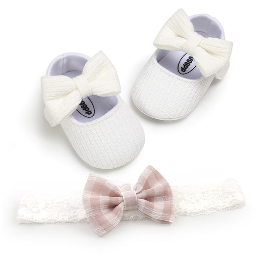 Zapatos para Bebé Niña Primeros Pasos Suela Suave Algodón Princesa - Image 14