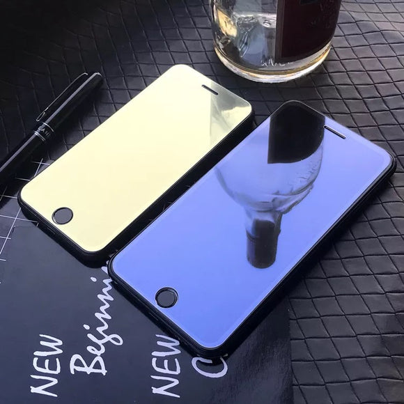 Protector de Pantalla Espejo Colorido Templado Compatible con Apple