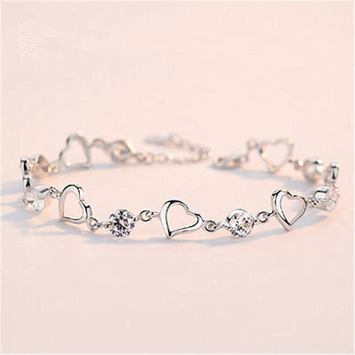 Collar Corazón a Corazón con Diamantes Blancos - Joyería Trendy - Image 9