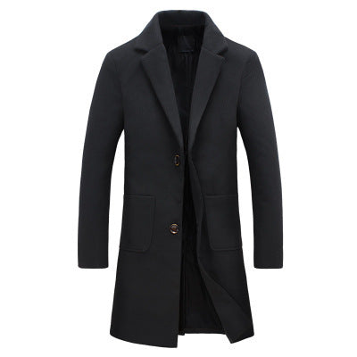 Abrigo de Lana Slim Fit para Hombre - Elegancia Moderna