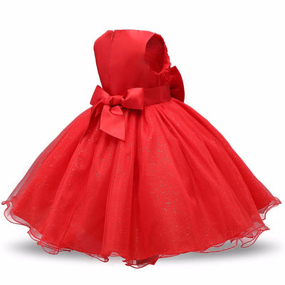 Vestido de Princesa Tutú Floral para Niña - Fiesta, Boda y Cumpleaños - Image 11