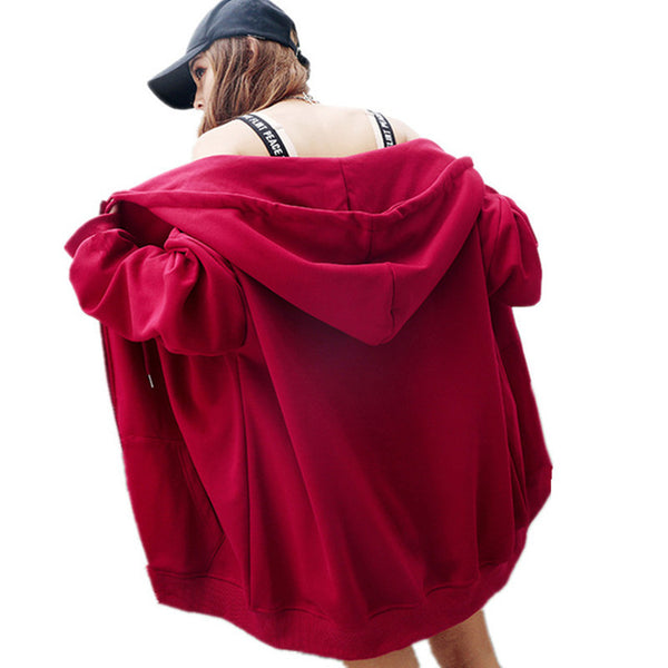 Cardigan Largo Cálido con Capucha - Suéter Grueso Acolchado Estilo Coreano