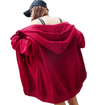 Cardigan Largo Cálido con Capucha - Suéter Grueso Acolchado Estilo Coreano