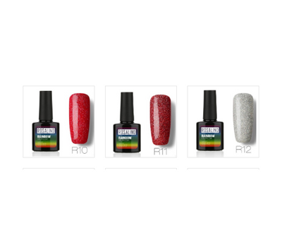 Esmalte de Gel Fotocurable ROSALIND sin Químicos - Sistema Arcoíris con Brillos - Image 14