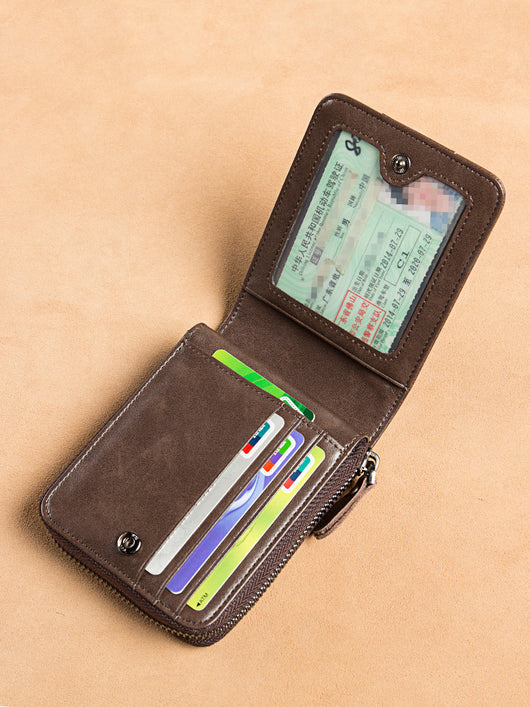 Billetera de Cuero para Licencia de Conducir con Cierre - Image 3