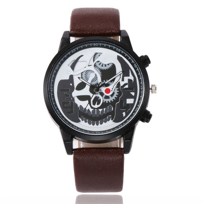 Reloj Pulsera Hombre Calavera Estilo Salvaje - Cinturón y Reloj - Image 5
