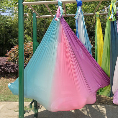 Hamaca de Yoga Aéreo Antigravedad con Degradado de Colores - Image 13