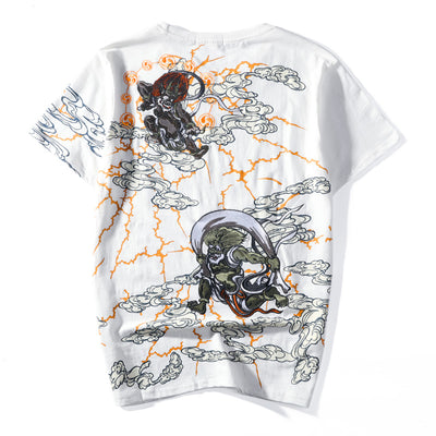 Playera Manga Corta con Bordado de Rayo - Image 3