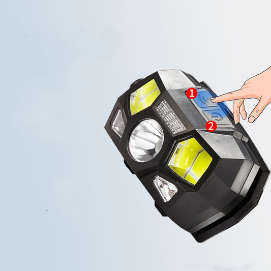 Linterna Frontal LED con Sensor de Movimiento para Pesca Nocturna - Image 2