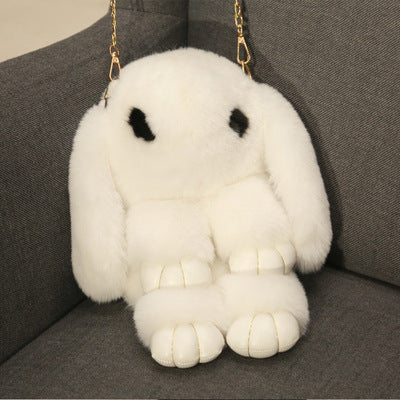 Bolso Mensajero Princesa Infantil de Peluche Suave Mediano para Niñas - Image 9