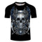 Playera de Cuello Redondo Manga Corta con Impresión Digital 3D