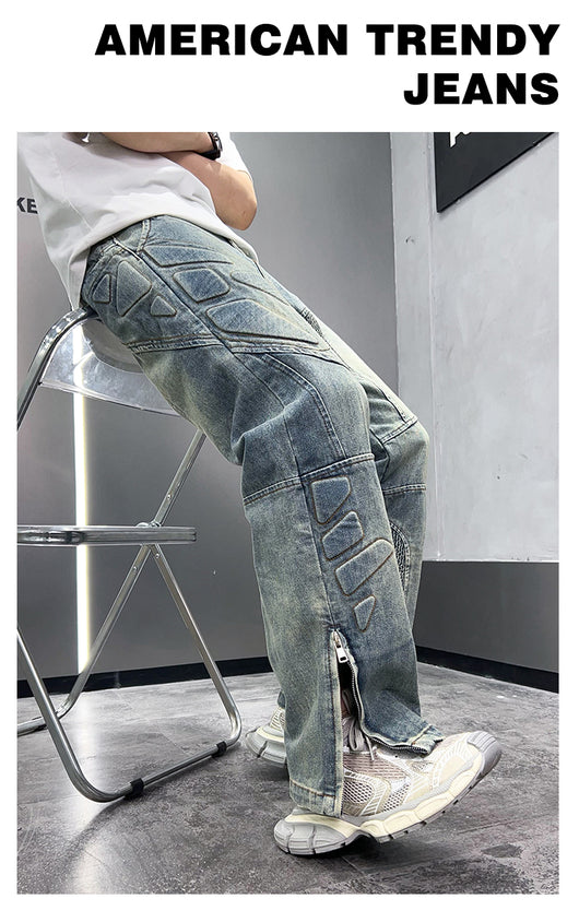 Jeans con Estructura Anticolisión de Sello Tridimensional en Acero - Image 6