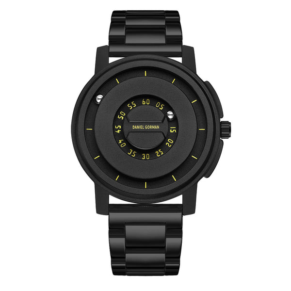 Reloj Deportivo Magnético para Hombre con Banda de Acero y Tecnología de Levitación