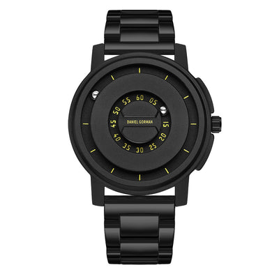 Reloj Deportivo Magnético para Hombre con Banda de Acero y Tecnología de Levitación