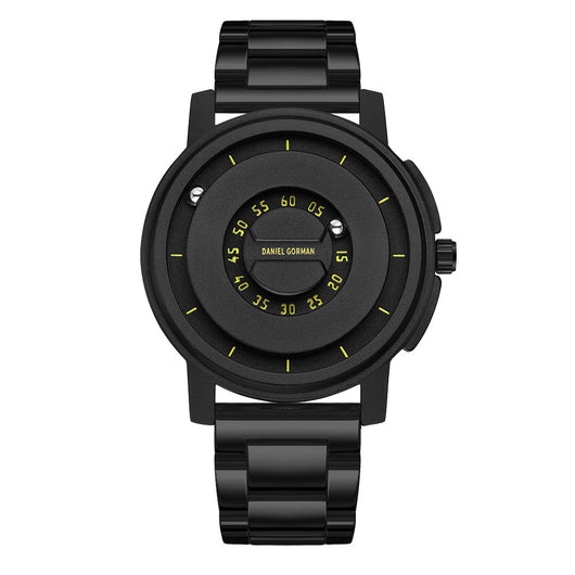 Reloj Deportivo Magnético para Hombre con Banda de Acero y Tecnología de Levitación