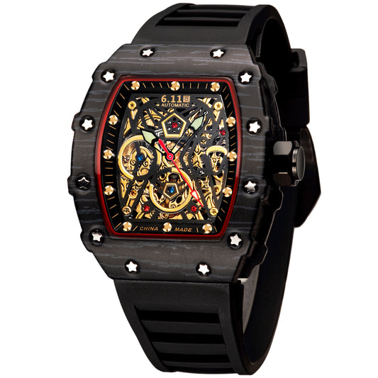 Reloj Automático Mecánico con Fondo Transparente - Image 2