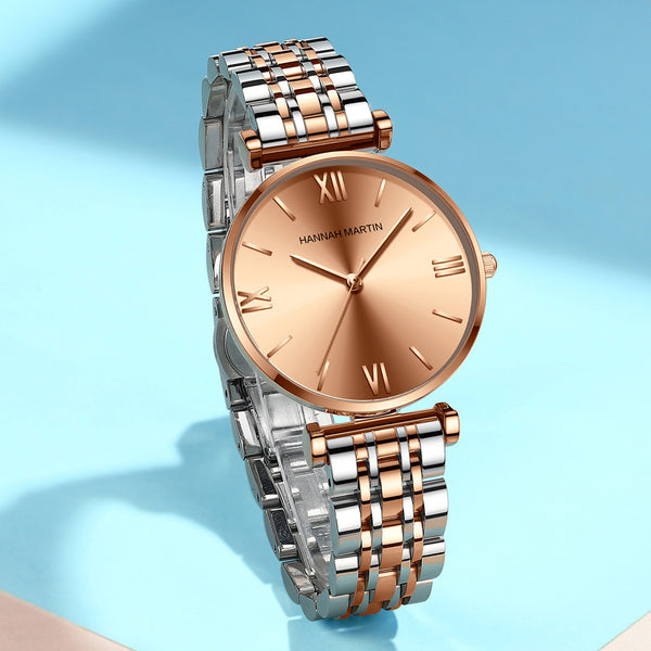 Reloj de Acero Inoxidable para Mujer - Diseño Minimalista