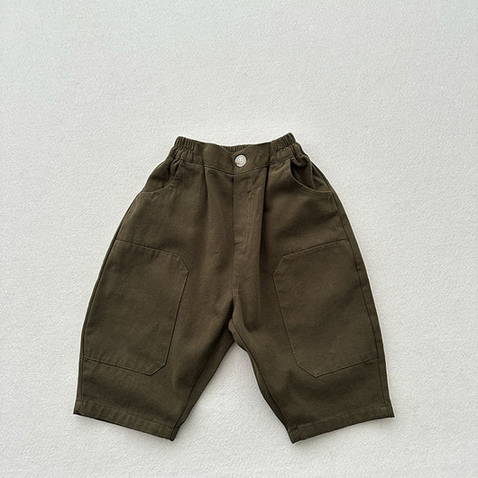 Pantalones Baggy Cropped con Parches Vintage Lavado Desgastado - Image 6
