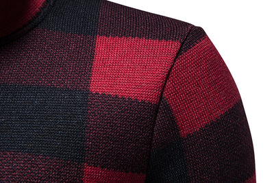 Suéter Camiseta Cuello Alto con Cierre de Cremallera para Hombre - Image 14