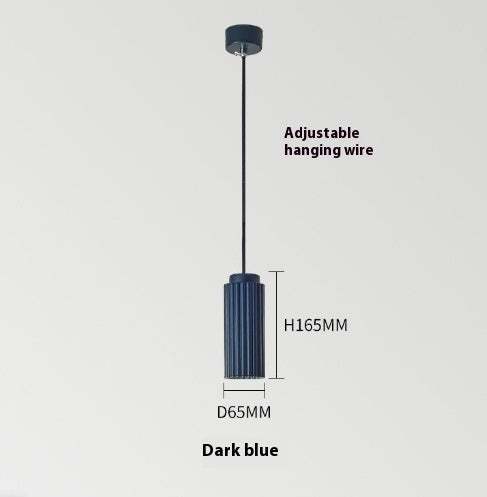 Lámpara Colgante Minimalista Tubo Ciruela - Diseño Moderno para Comedor y Sala - Image 9
