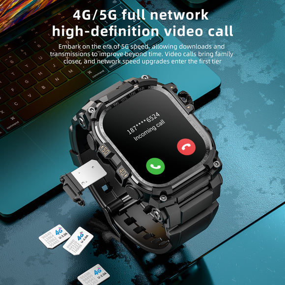 Reloj Inteligente APPLLP 7 MAX con Pantalla Amplia, WiFi y Cámara Extraíble