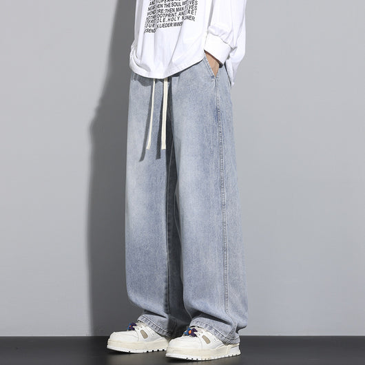 Jeans Hombre Pierna Ancha Minimalista y Cómodo - Image 12