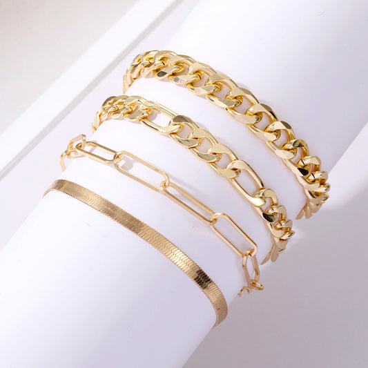 Set de Pulseras Vintage en Metal para Hombre y Mujer - Image 2