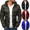 Chaqueta Camuflada con Capucha para Hombre - Algodón Manga Larga