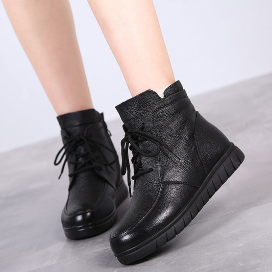 Botines de Cuero y Lana - Image 2