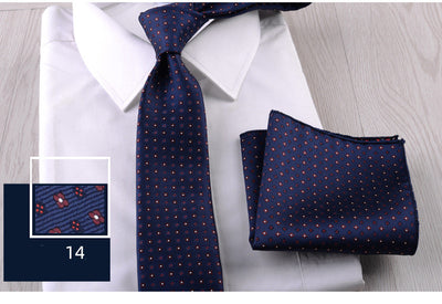 Combo Corbata y Pañuelo de Bolsillo para Hombre Profesional - Image 15