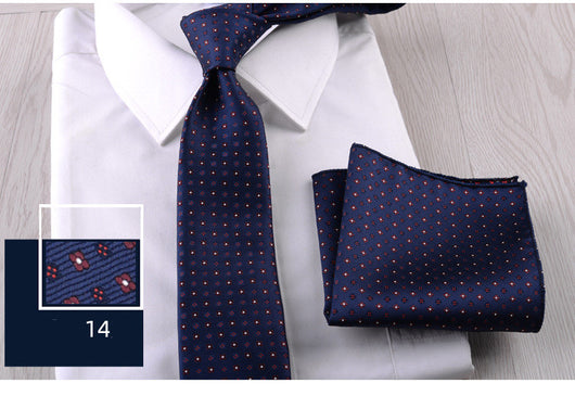 Combo Corbata y Pañuelo de Bolsillo para Hombre Profesional - Image 15