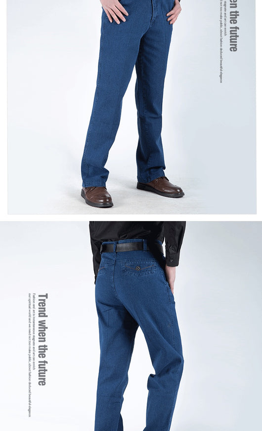 Pantalones Hombre Talla Grande Cintura Alta Corte Recto - Image 14