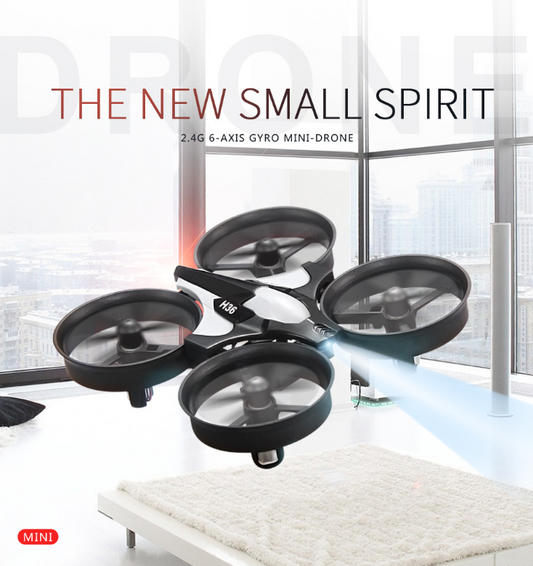 Dron Mini JJRC H36 - Quadcóptero RC con Modo Sin Cabeza y Retorno Automático