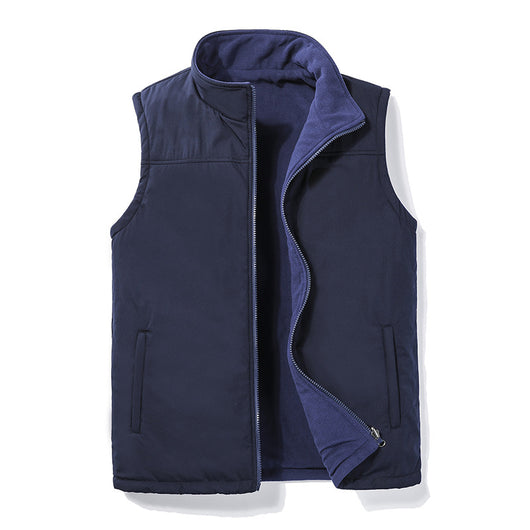Chaleco Polar Reversible para Hombre - Abrigo Sin Mangas para Otoño e Invierno - Image 7