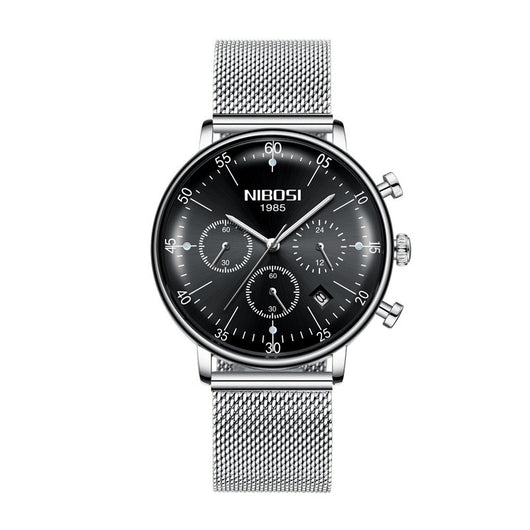 Reloj de Pareja Nibosi con Correa Malla - Cuarzo Elegante - Image 15