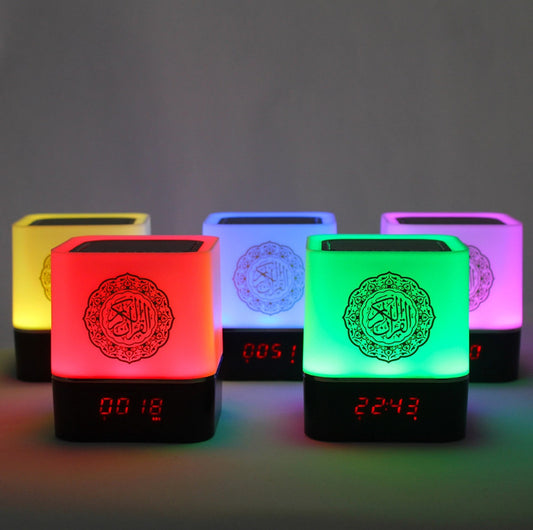 Altavoz Bluetooth Corán con Pantalla Táctil y Luces Coloridas