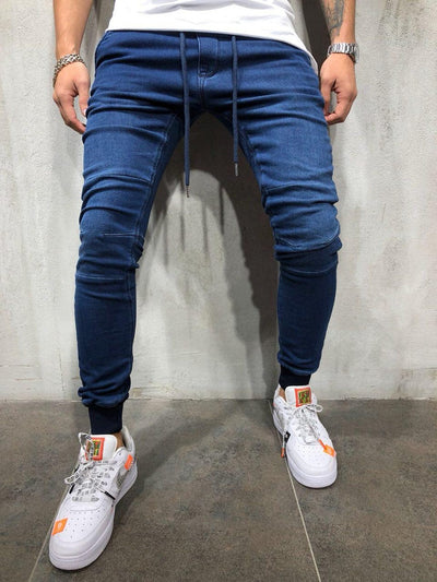 Pantalones Deportivos Casual en Denim - Image 5