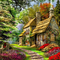 Pintura por Números - Casa en el Bosque