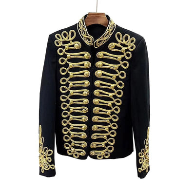 Blazer Slim Gold Rope Caballero - Traje Ejecutivo Premium - Image 4
