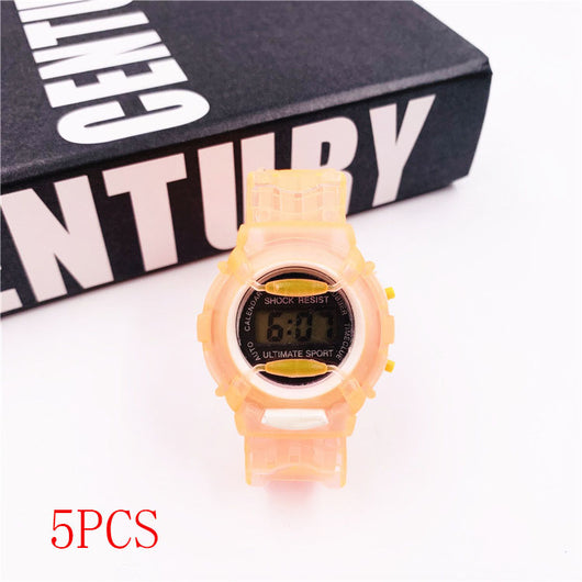 Reloj Electrónico Infantil de Gelatina con Diseño Cartoon Multicolor - Image 7