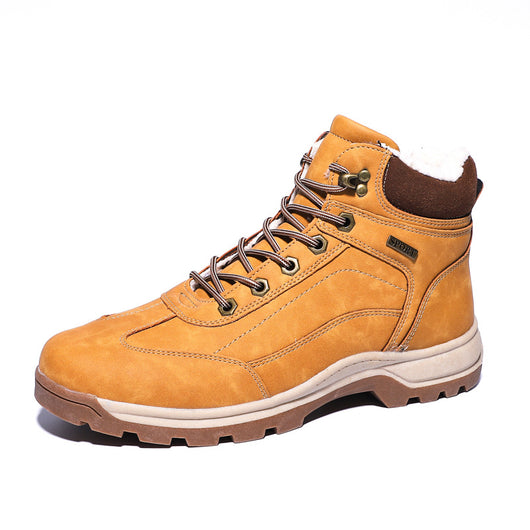 Zapatos de Trabajo Británicos Plus Velvet con Suela Reforzada para Hombre - Image 7
